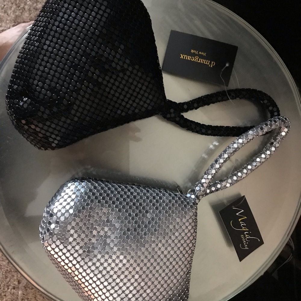 Black Shiny Evening Bag